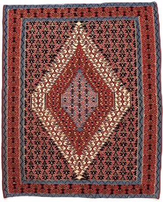 Kelim Senneh Teppich 152x123