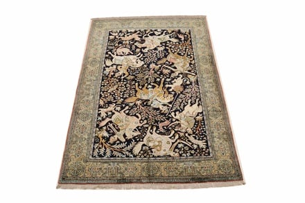 Ghom Silk Carpet 206x139 - alternate view