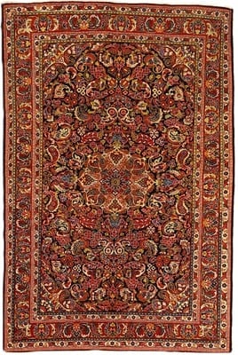 Antique Sarouk Carpet  200x134