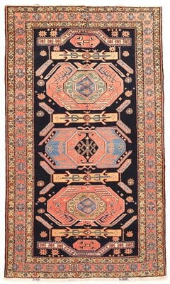 Ardabil  Antike Teppich mit geometrischem Muster 282x163