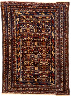 Antike Afhan Teppich 273x199