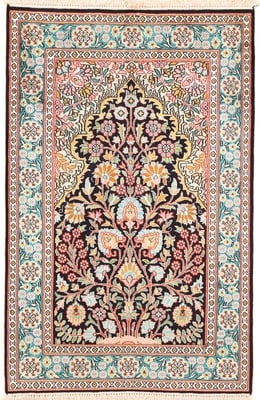 Kahmir SeideTeppich118x76
