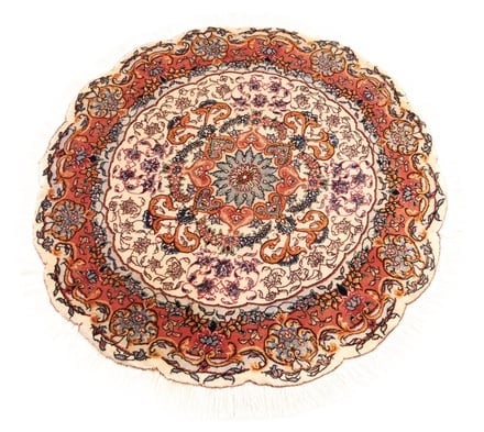 Tabriz50Raj Teppich 95x95