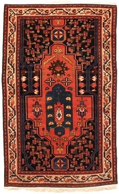 Antike  Malayer Teppich 201x126