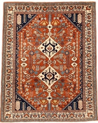 Ghashghi Kashkuli Teppich 130x105