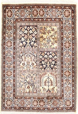 Kahmir Silk Carpet 90x64