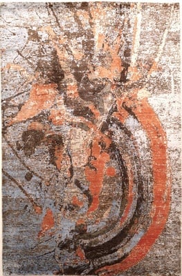 Modern Lotus Teppich 309x202