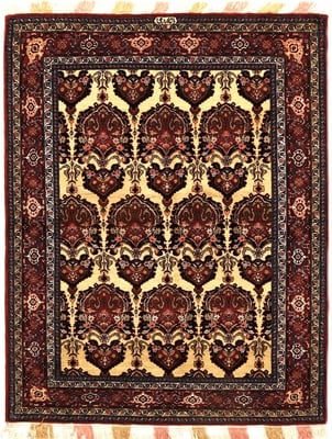 Senneh Seide Wickelteppich 162x128