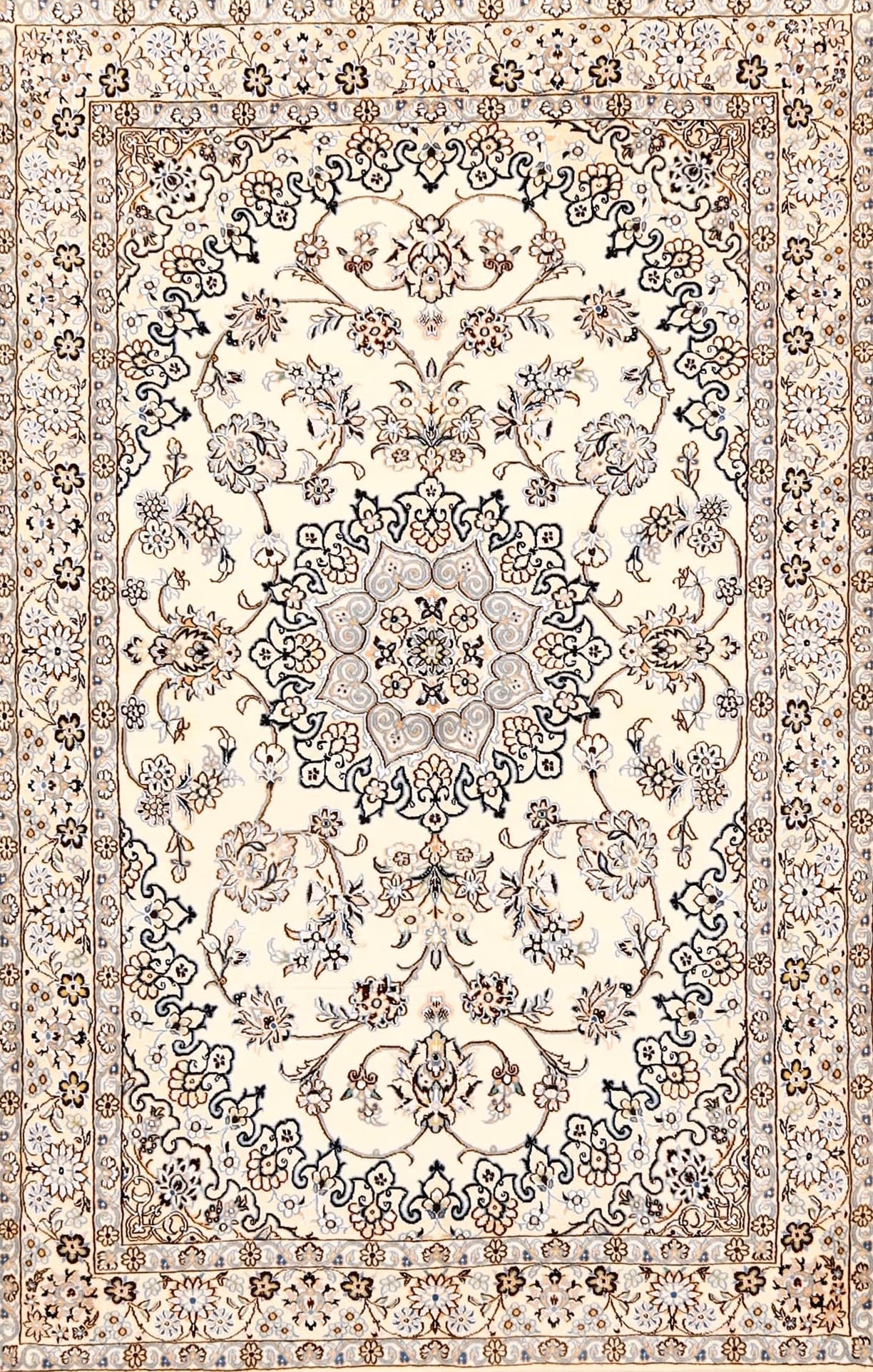 A handmade Persian rug from the Rugeast collection, illustrating the craftsmanship behind the family heritage