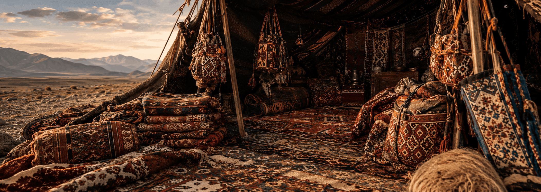 What are nomadic and tribal carpets-rugeast