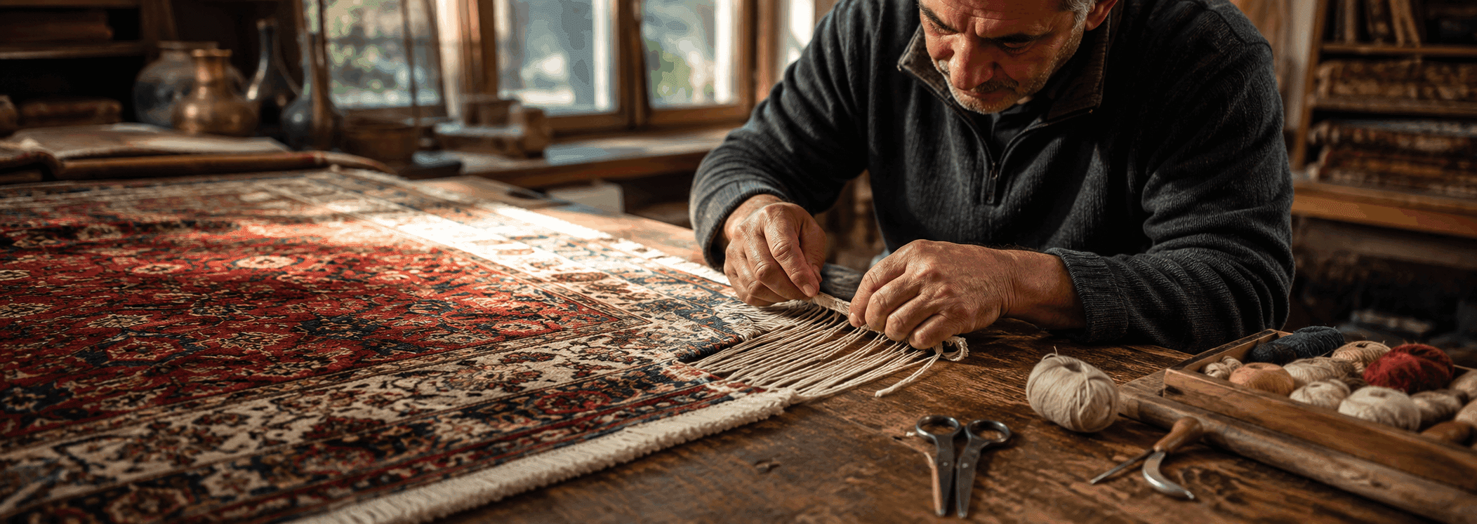 Carpet Fringe Repair-Rugeast