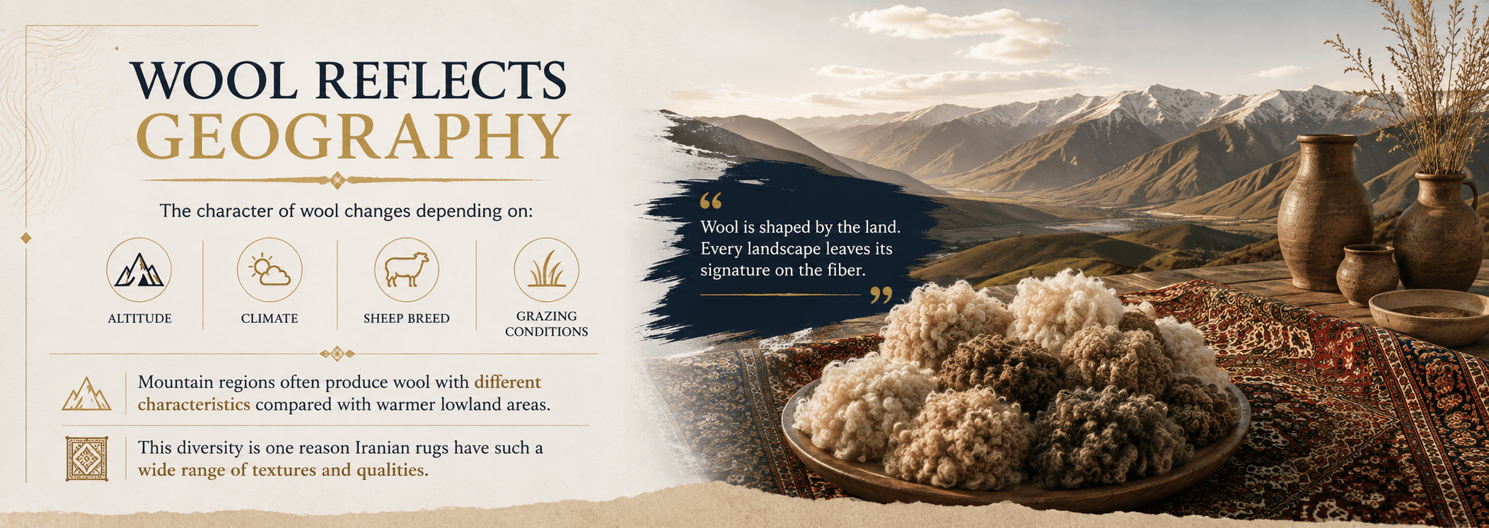 The Science of Persian Rug Wool - Rugeast