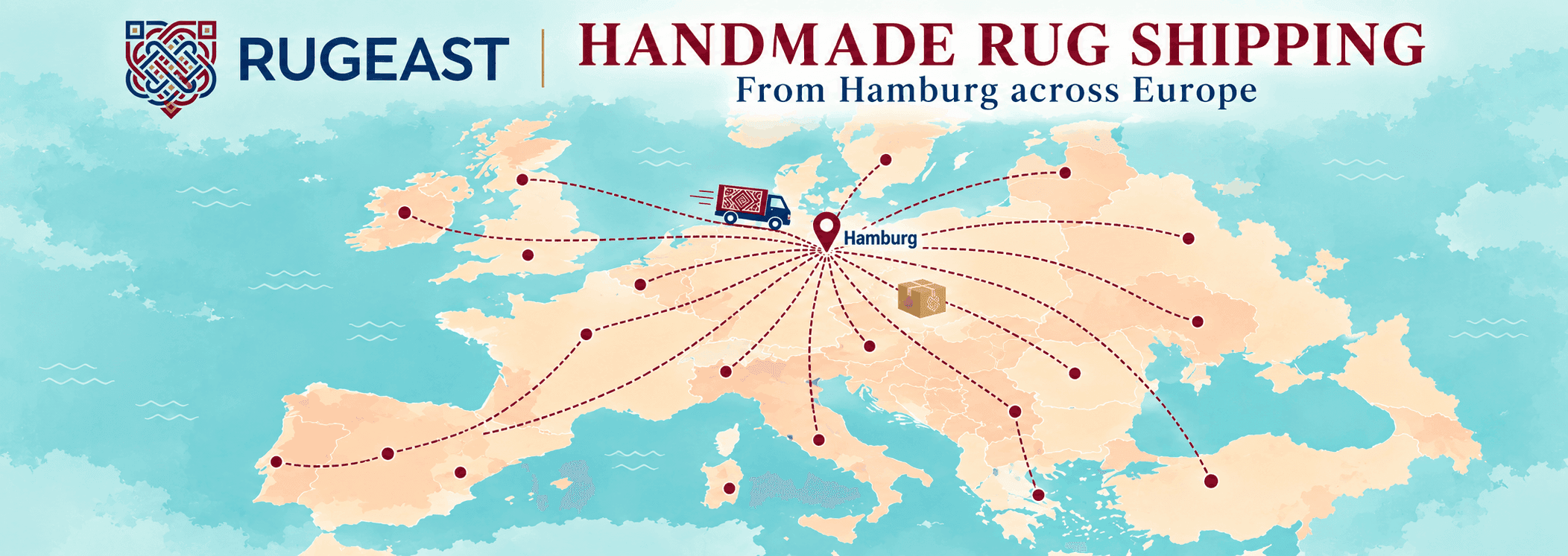 Persian Rug Shipping to Europe - Rugeast