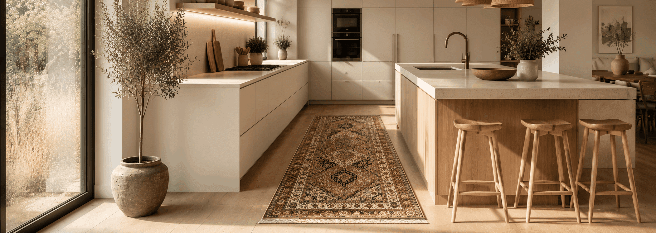 Handmade kitchen rug - rugeast