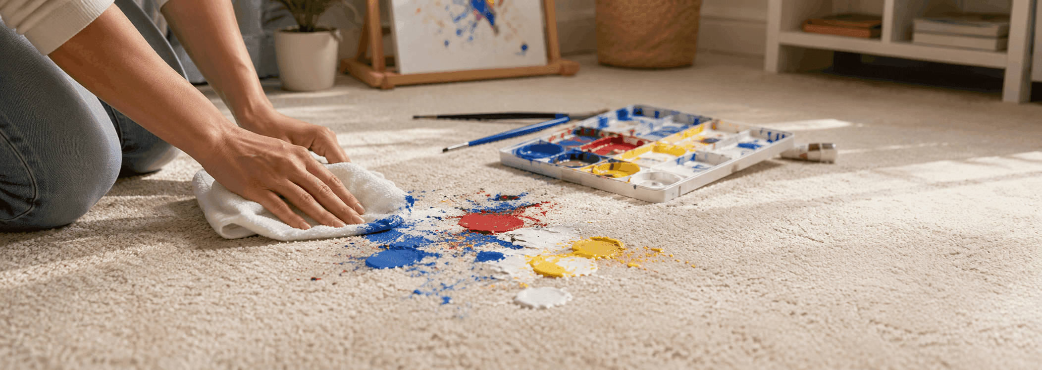 How to remove gouache from a carpet?-rugeast