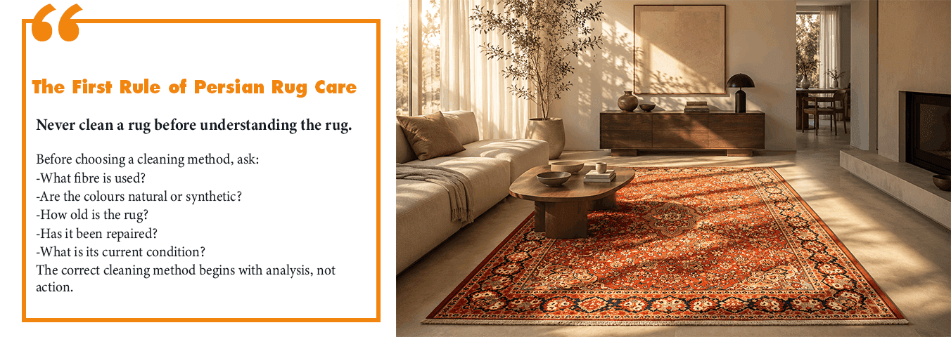Complete Guide to Persian Rug Cleaning and Care - rugeast