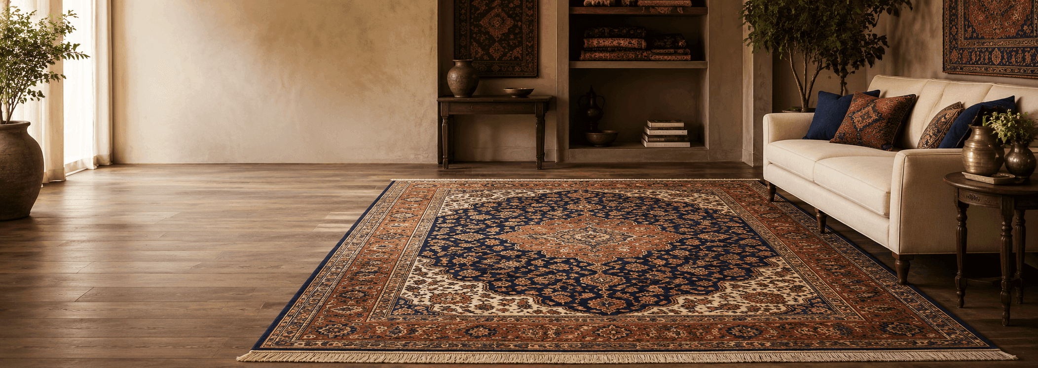 Authentic hand-knotted rugs can be identified through visible knots, woven foundation, and structural construction. Fringe, materials, design variations and abrash offer supporting clues, but no single test is decisive. For valuable rugs, request documentation and an independent expert assessment.-rugeast