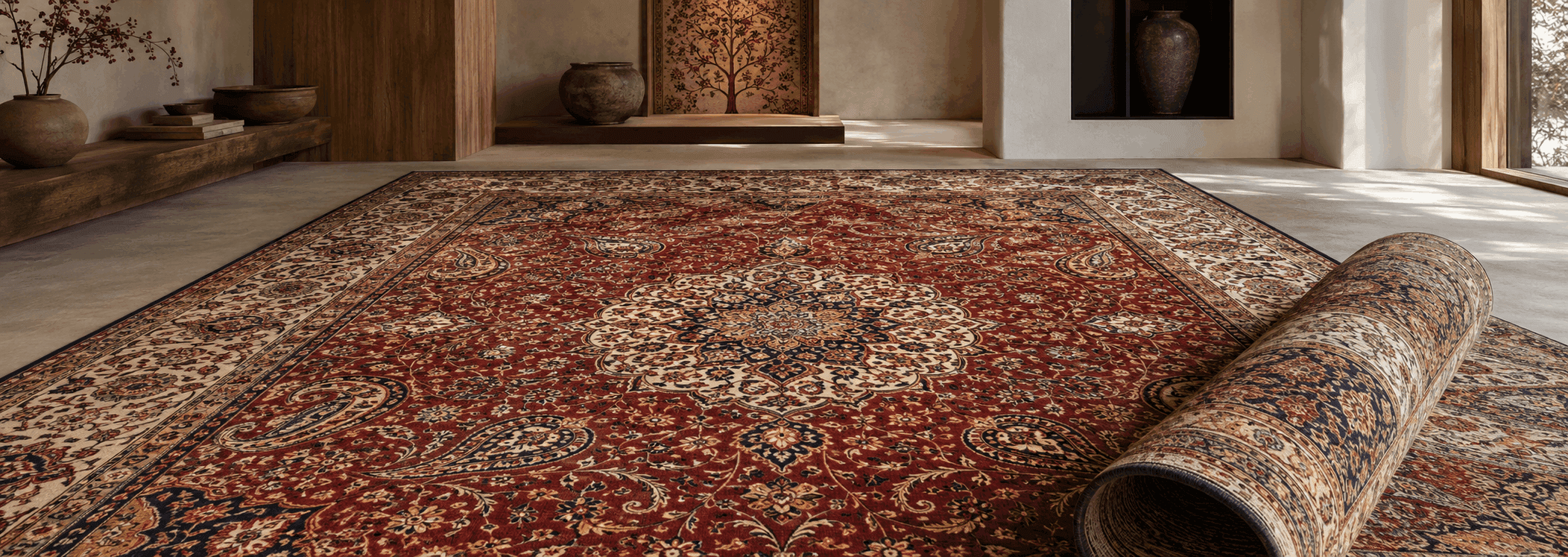 Examine the meaning and concept of patterns on carpets-Rugeast
