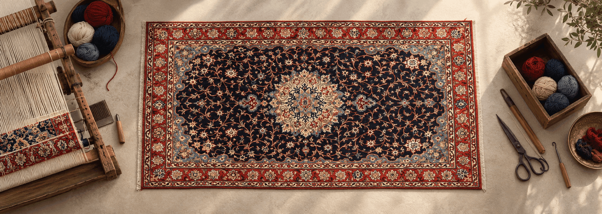 How Wool, Warp, Weft and Knotting Shape the Character of a Persian Rug - RugEast