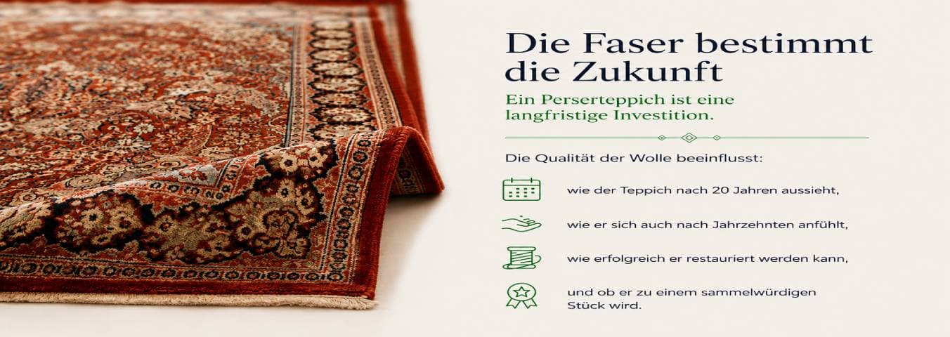 Die Wissenschaft der Wolle persischer Teppiche