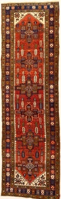 Antique Heriz Carpet 330x100