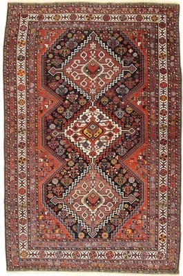 Ghashghai Teppich 220x152