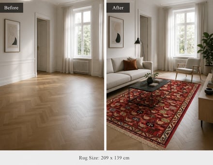 Ghashghai Carpet 209x135 - alternate view