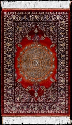 Qom Dahlia Carpet 90x60