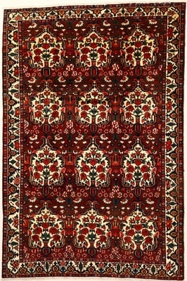 Antike BAKHTIAR Teppich 328x218