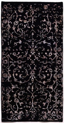 Modern Lotus Teppich 141x73