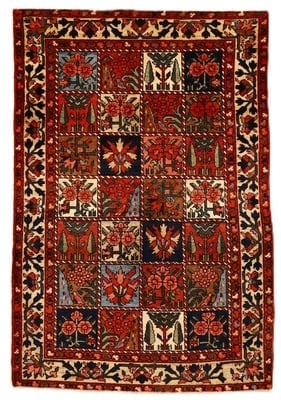 Bakhtiar Antike Teppich 191x127