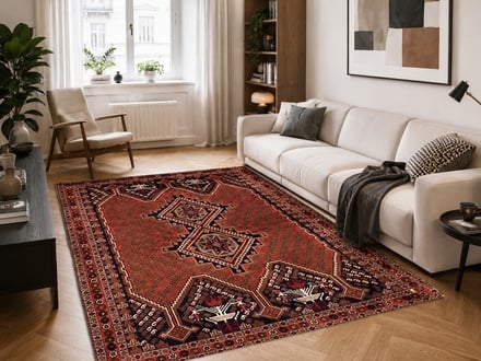 Afshar Carpet 202x147 - alternate view