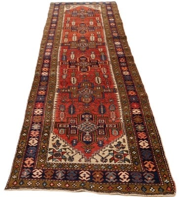 Antique Heriz Carpet 330x100 - alternate view