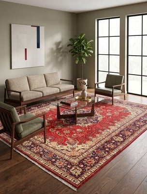 Tabriz Carpet 389x304 - alternate view