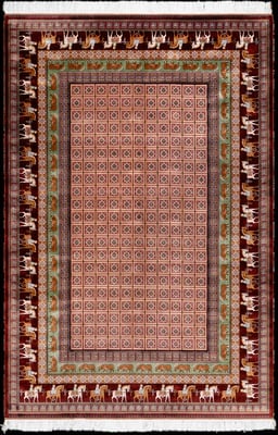 Qom Dahlia Carpet 290x200