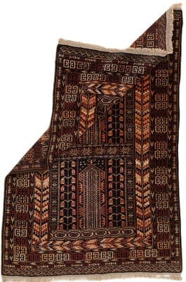 Antique Baluch Carpet 132x89 - alternate view