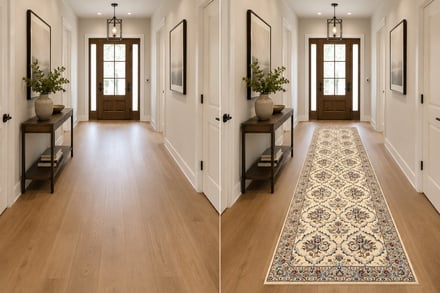 Kashan Carpet 280x95 - alternate view