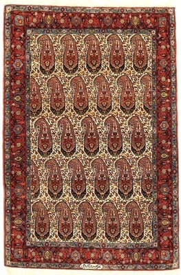 Senneh Yasha oruje Silknkette Carpet 176x117
