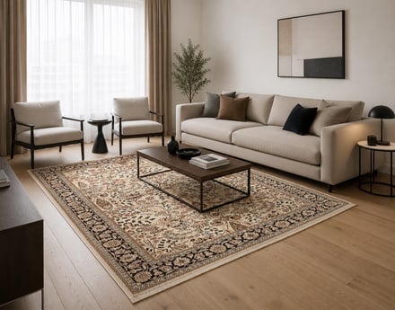 Kashmir Silk Carpet 215x160 - alternate view