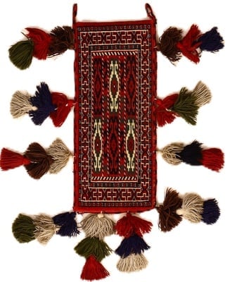 Antique Turkaman Carpet 55x21