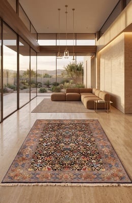 Isfahan Nabave Silknkette Carpet 298x194 - alternate view