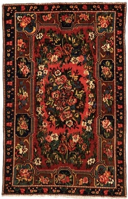 Antike BAKHTIAR Teppich 243x155