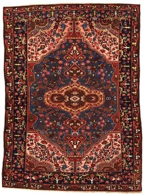 Antique Bakhtiar Carpet 197x142