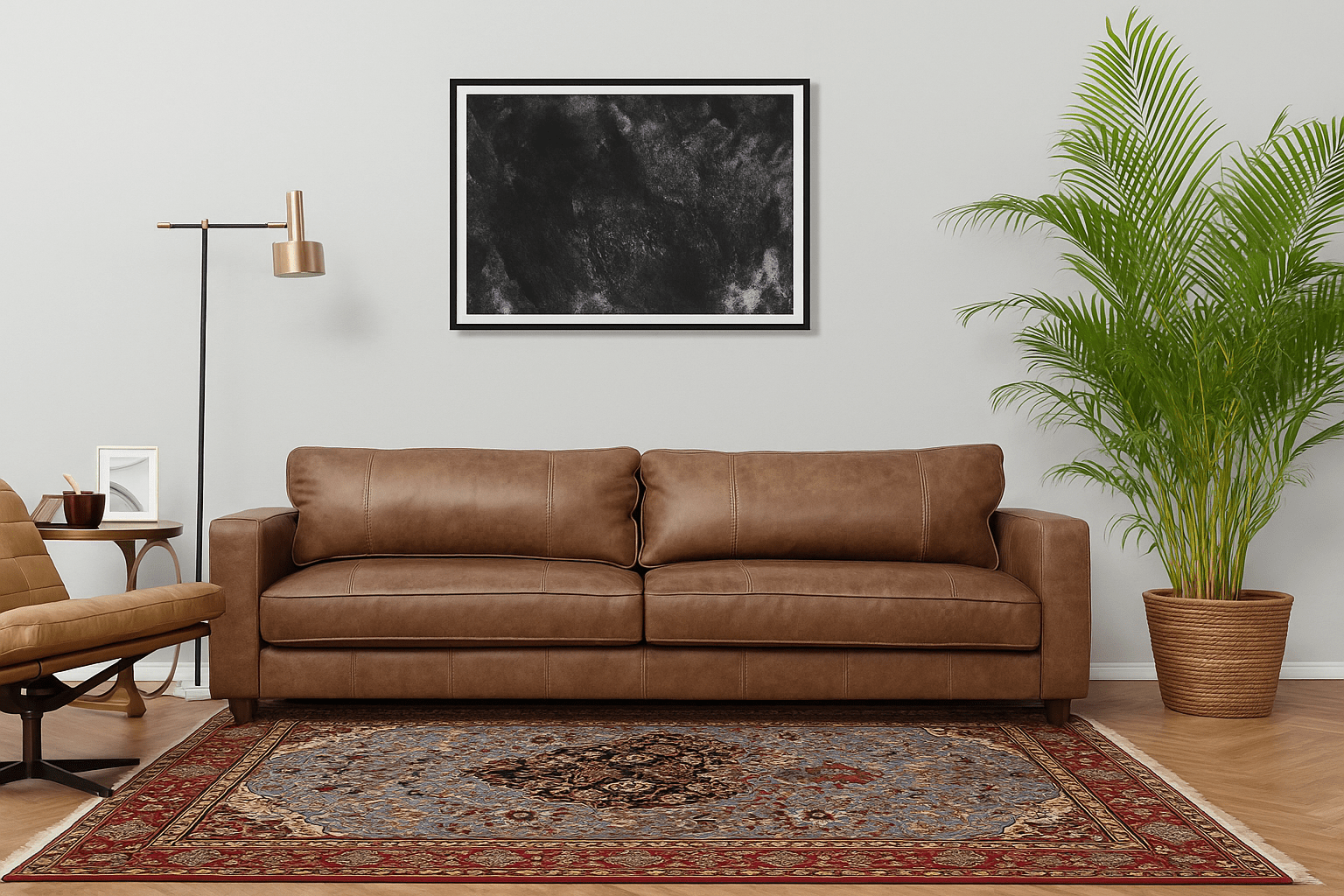 Close-up of exclusive carpet texture and weave