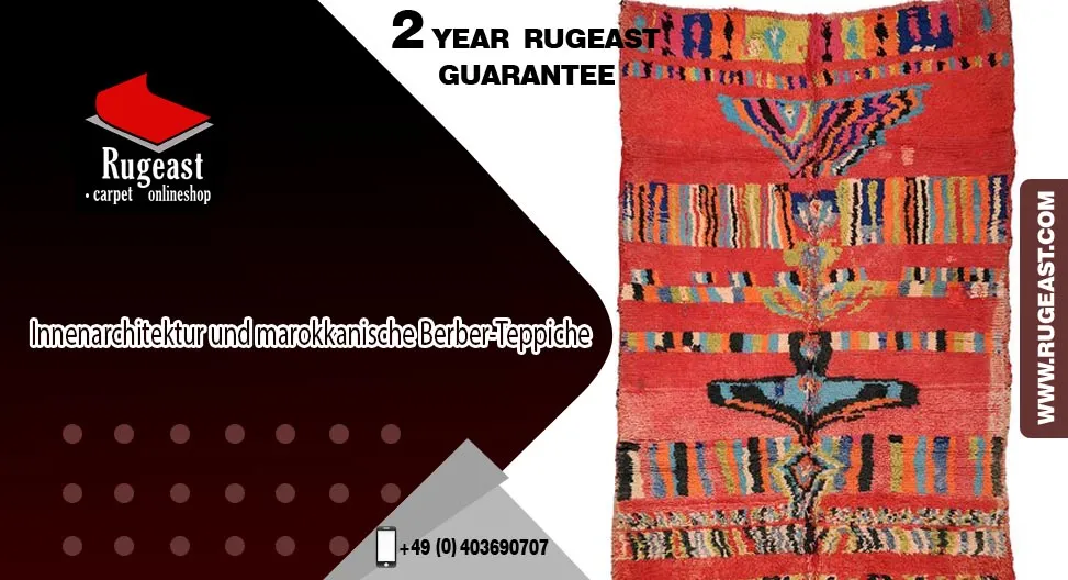 Innenarchitektur und marokkanische Berber-Teppiche