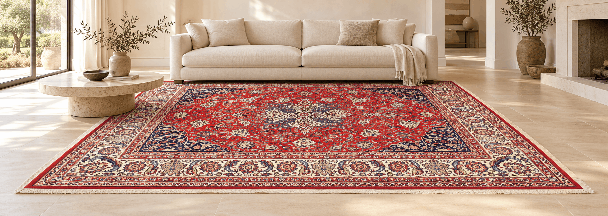 Zertifizierter originaler Perserteppich aus Isfahan online kaufen