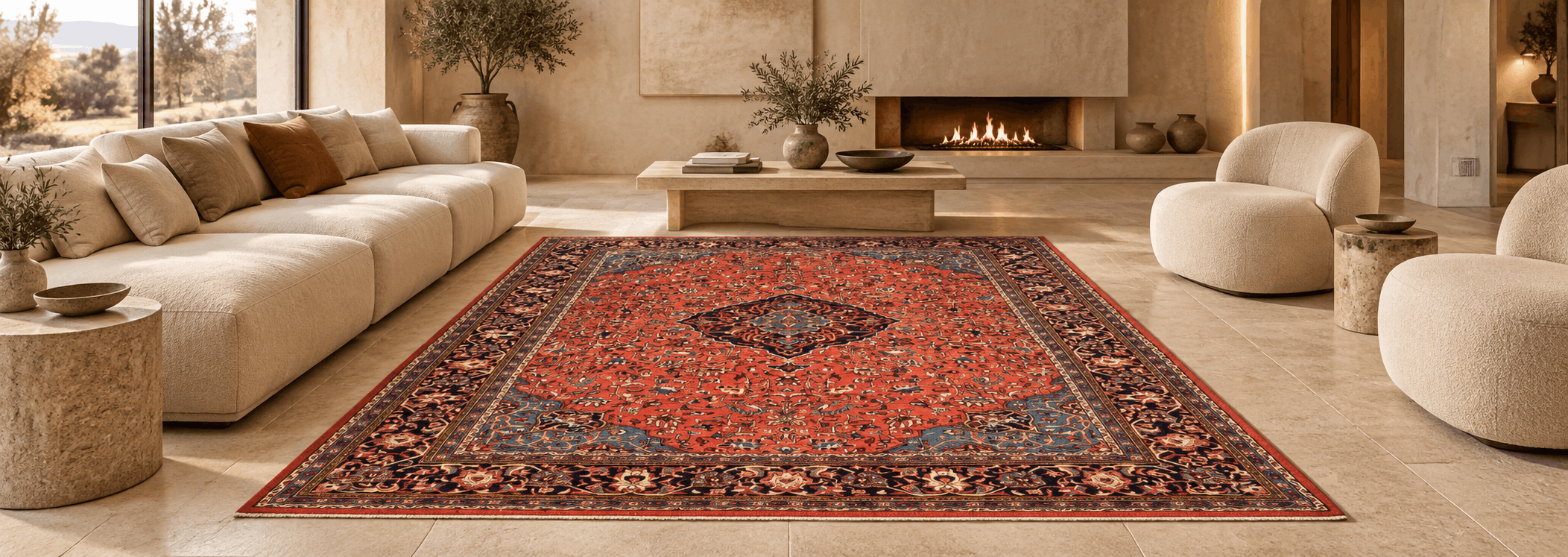 Authentic hand-knotted pure Persian silk rug with intricate floral motifs at RugEast.com