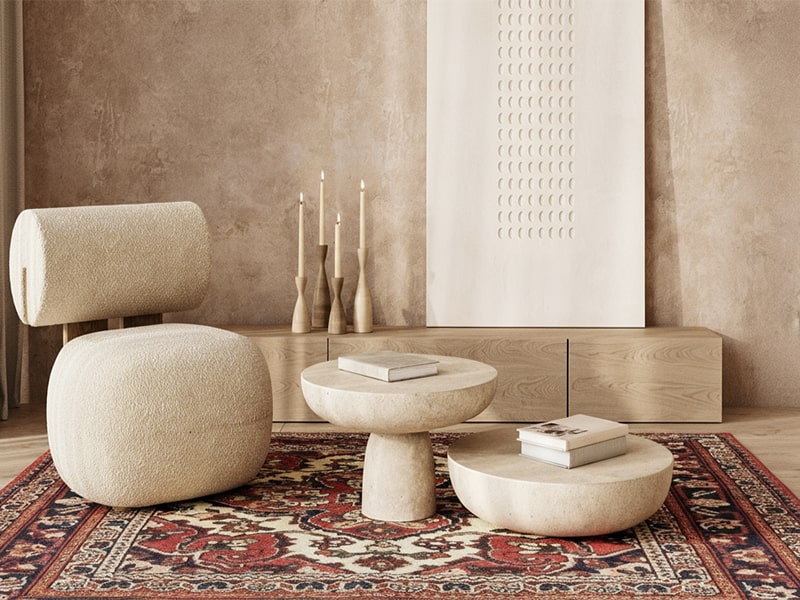 Bakhtiari Teppich im Wohnzimmer