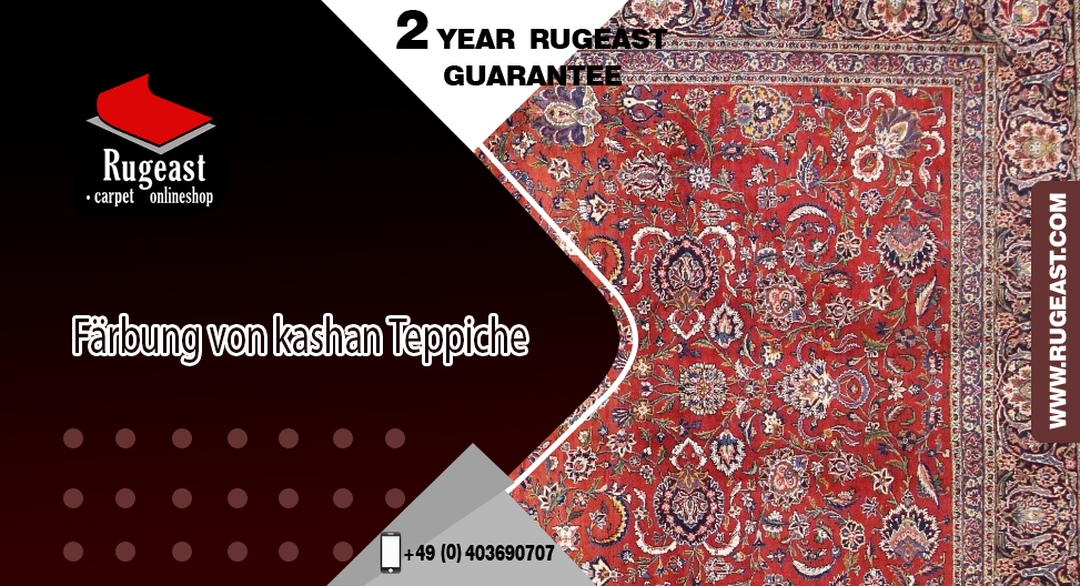 Farbe und Färbung von Teppichen in Kashan