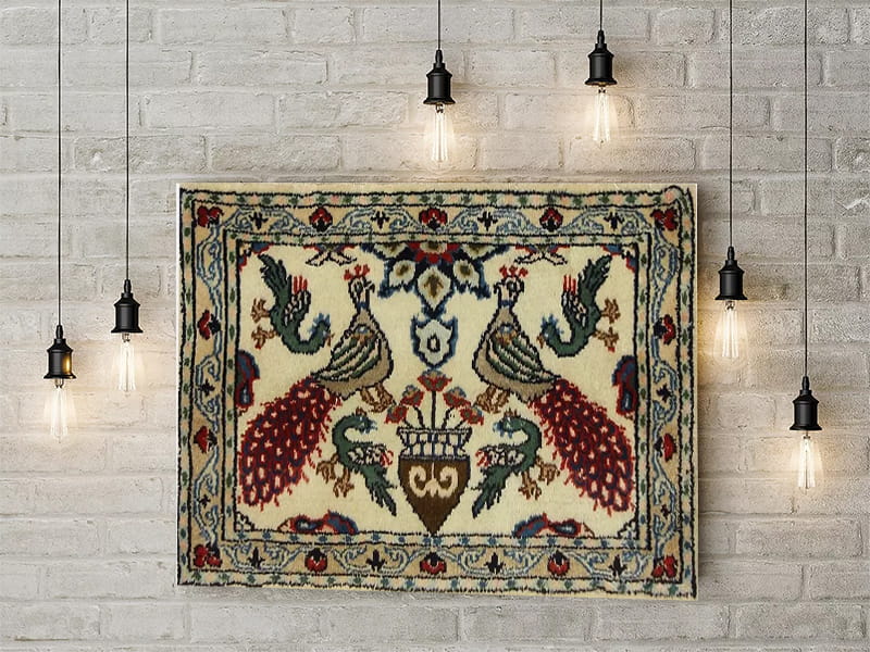Placing a large Kashmar rug in the living room